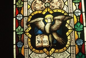 The Eagle, Symbol for  John's Gospel, Cathedral of the Epiphany, Sioux City, IA  